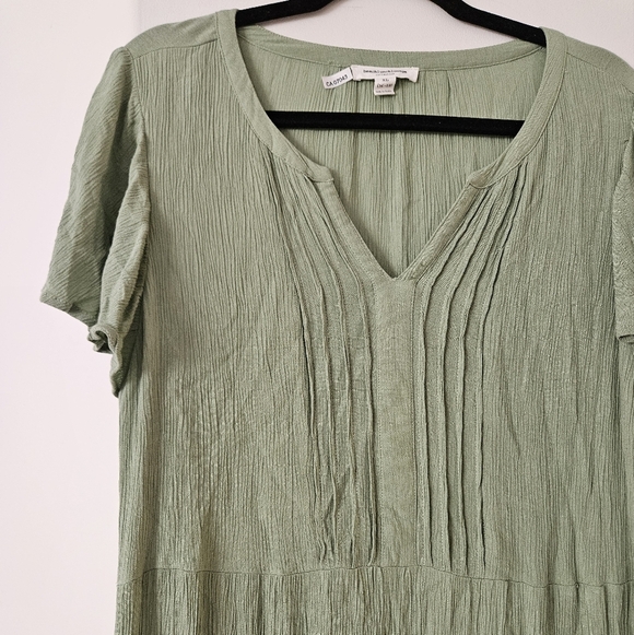 Beachlunchlounge Green Maxi Dress Elegant Design - Picture 2 of 4